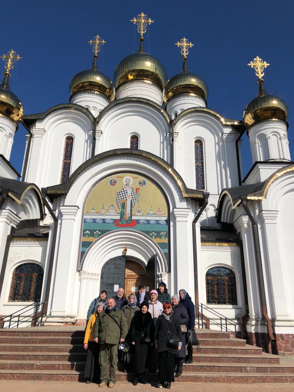 На Крестопоклонной неделе прихожане Спасского храма побывали в Годеново -  Храм Спаса Нерукотворного Образа в Перово